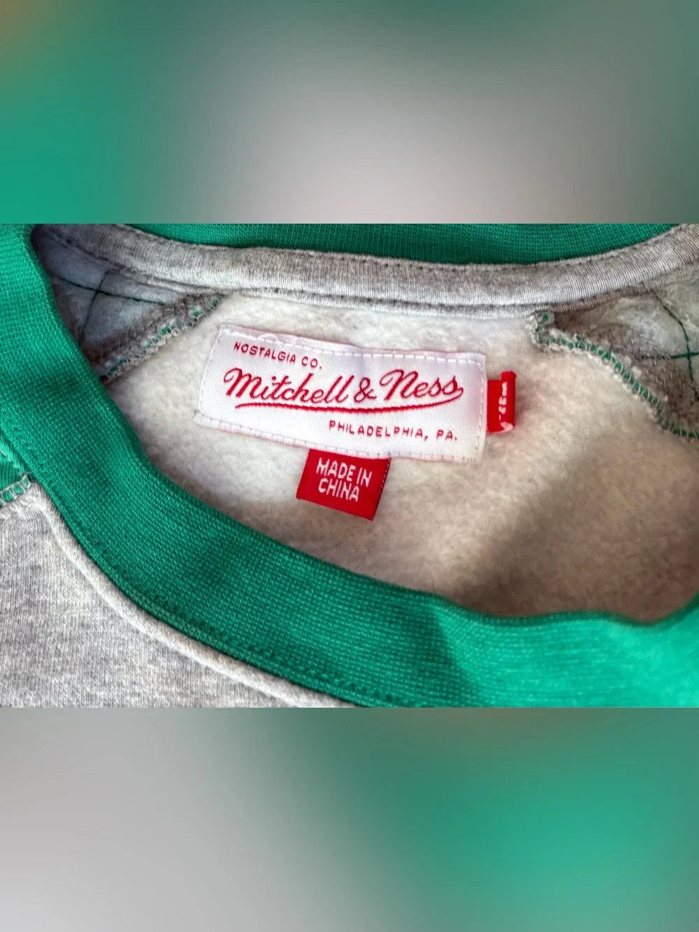 NFL Mitchell & Ness Throwback Retro Philadelphia Eagles Sweatshirt ** Size XL